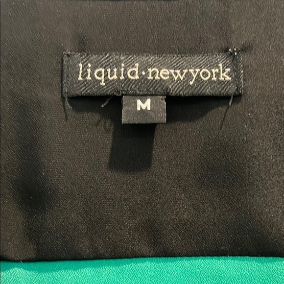 Emerald Green Buttoned Blouse with Mandarin Collar women size m- Nordstroms - Picture 2 of 3